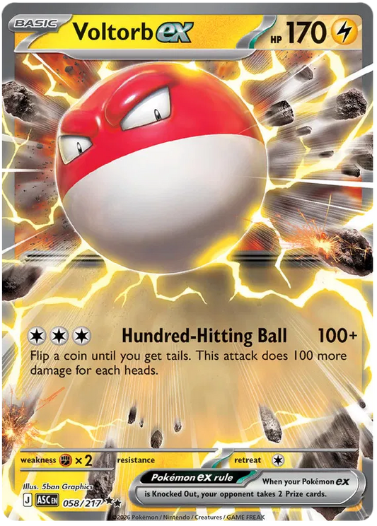Voltorb ex (ASC 058)