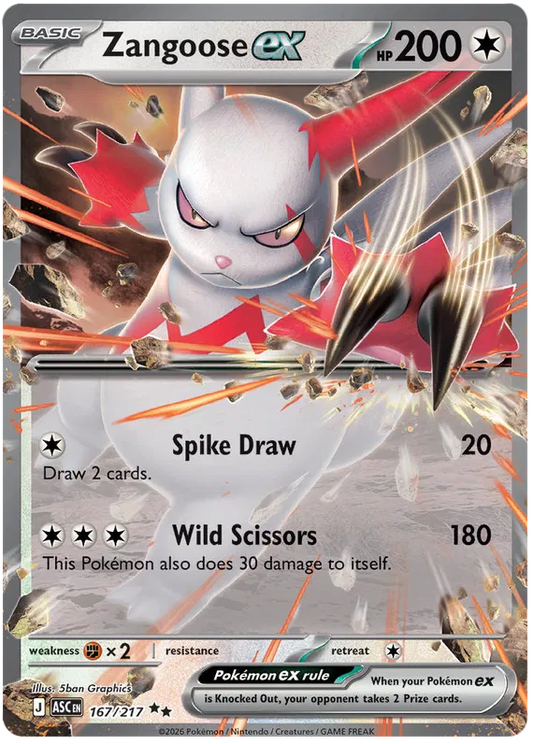 Zangoose ex (ASC 167)