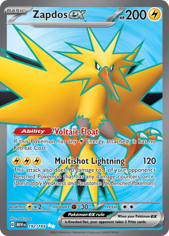 Zapdos ex (MEW 192)