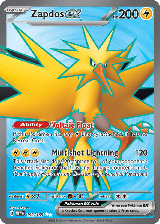 Zapdos ex (MEW 192)