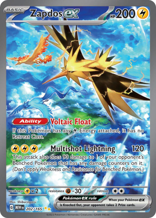 Zapdos ex (MEW 202)