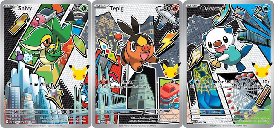 30th Anniversary Illustration Collection Set - Unova