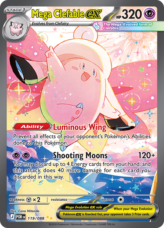 Mega Clefable ex (POR 119)