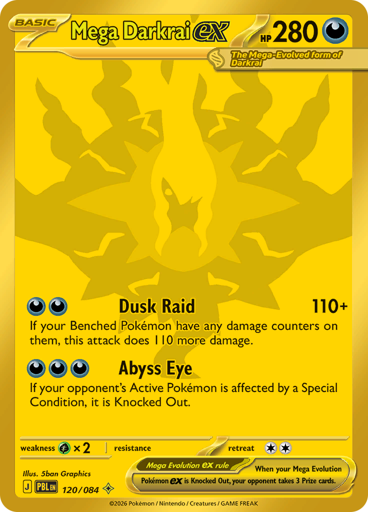 Mega Darkrai ex (PBL 120)