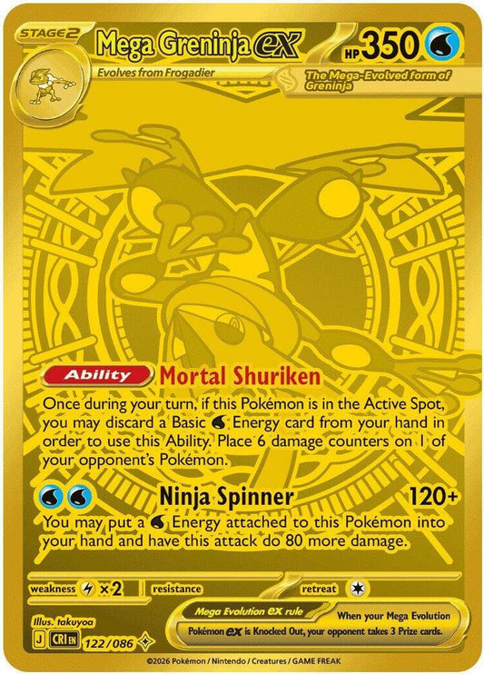 Mega Greninja ex (CRI 122)