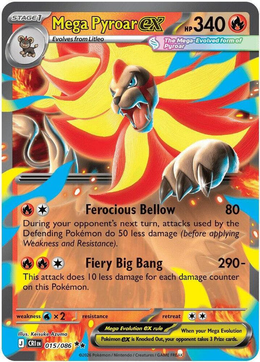Mega Pyroar ex (CRI 015)