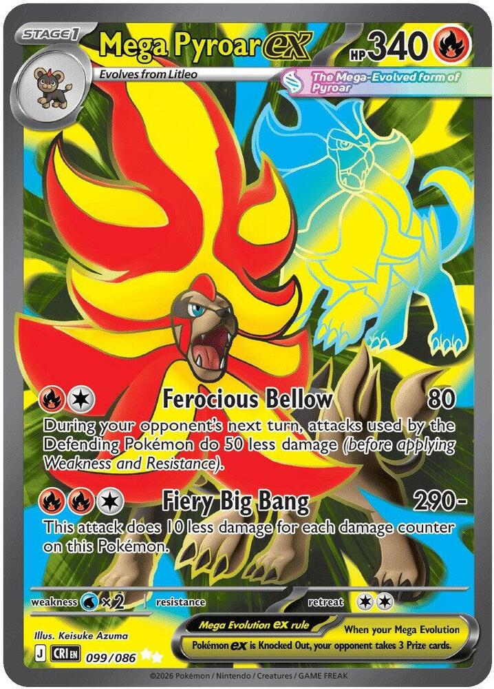 Mega Pyroar ex (CRI 099)