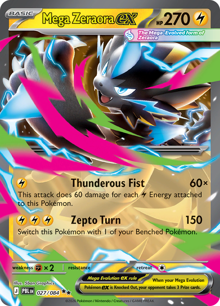 Mega Zeraora ex (PBL 027)