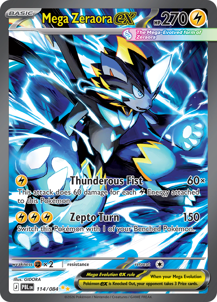 Mega Zeraora ex (PBL 114)