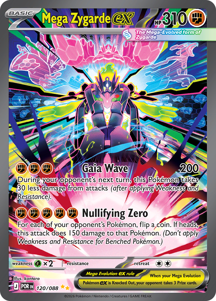 Mega Zygarde ex (POR 120)