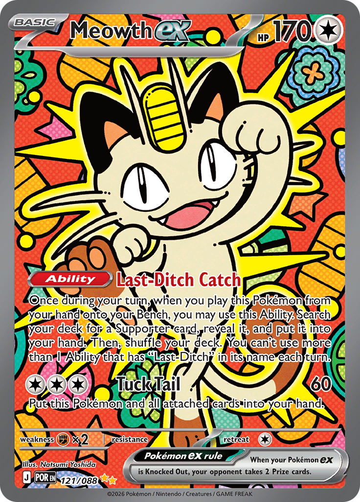 Meowth ex (POR 121)