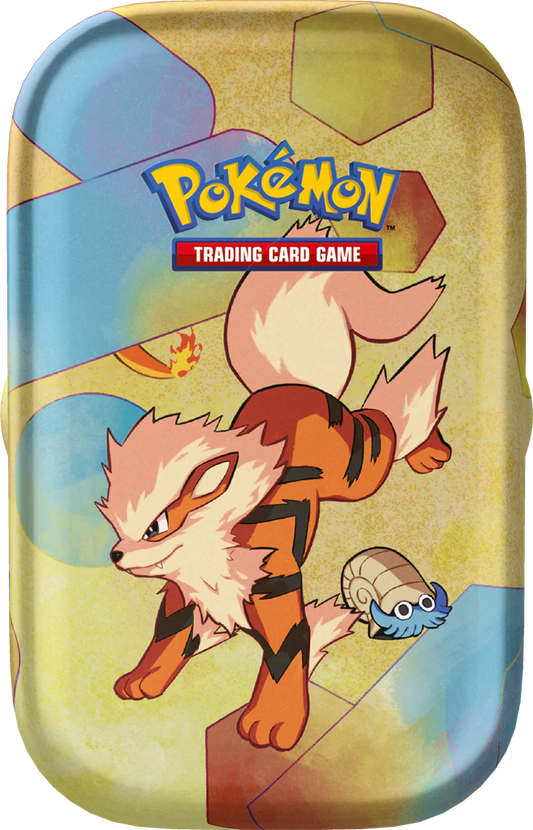 Pokemon Scarlet & Violet 151 Mini Tin Arcanine & Omanyte