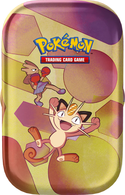 Pokemon Scarlet & Violet 151 Mini Tin Hitmonchan & Meowth