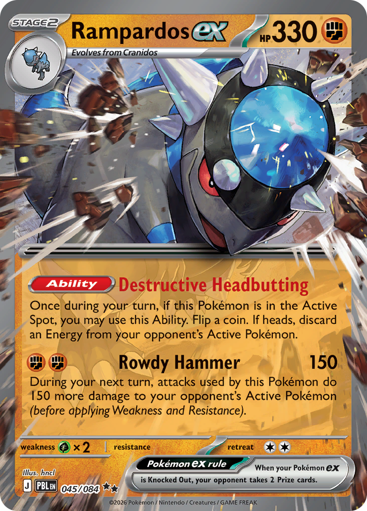 Rampardos ex (PBL 045)