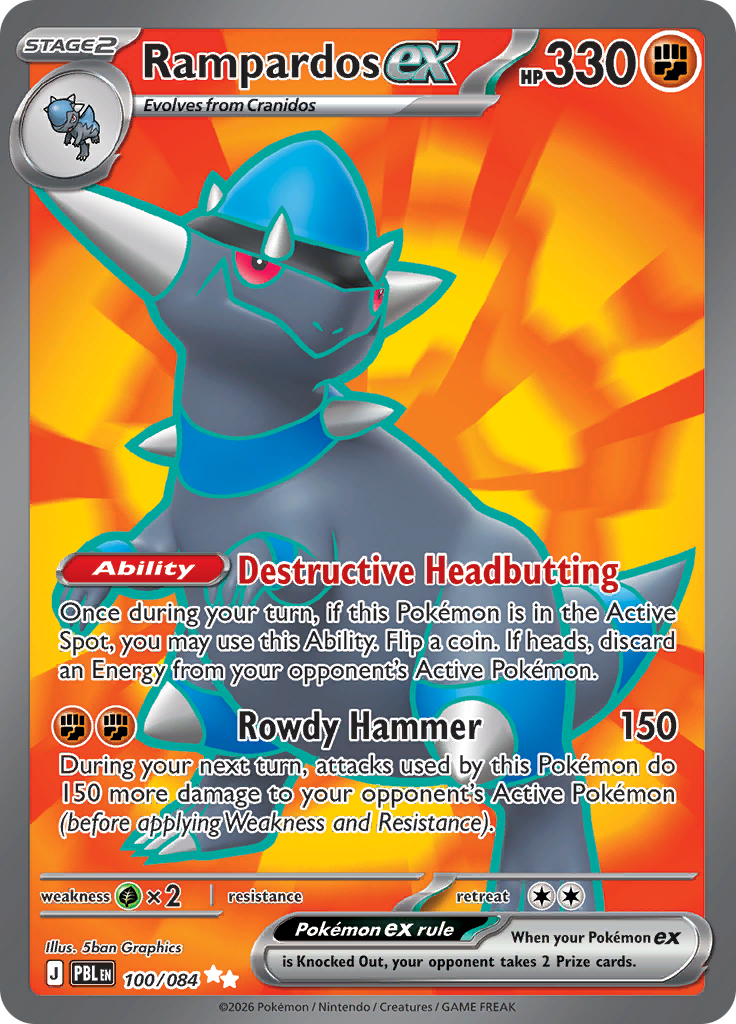 Rampardos ex (PBL 100)