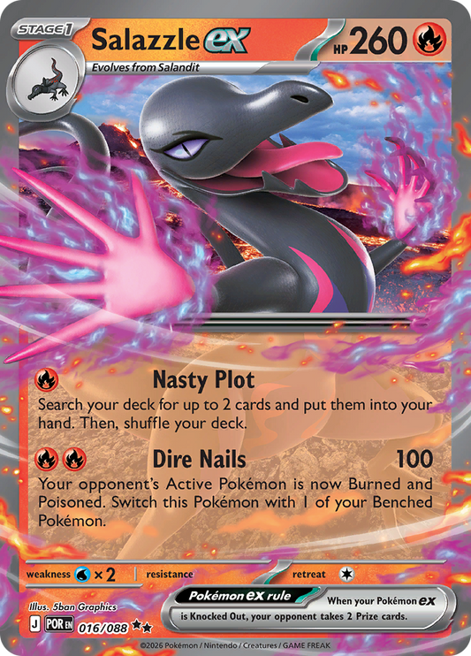Salazzle ex (POR 016)