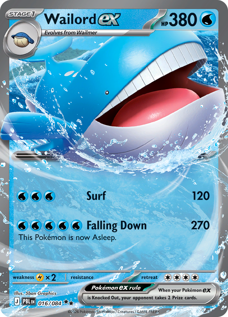 Wailord ex (PBL 016)